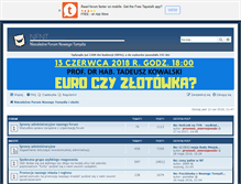 Tablet Screenshot of forum-nowytomysl.pl